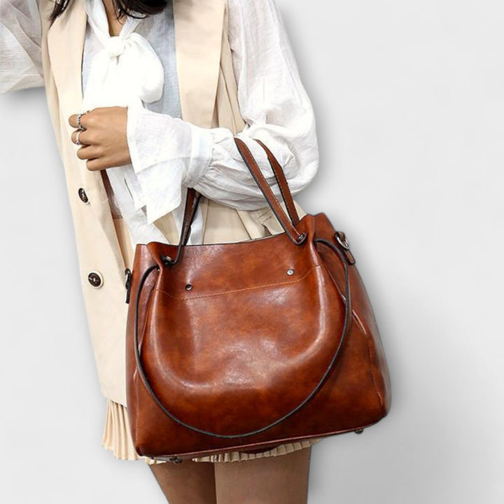 Olivia™ | 4-delt Vintage Taske Sæt
