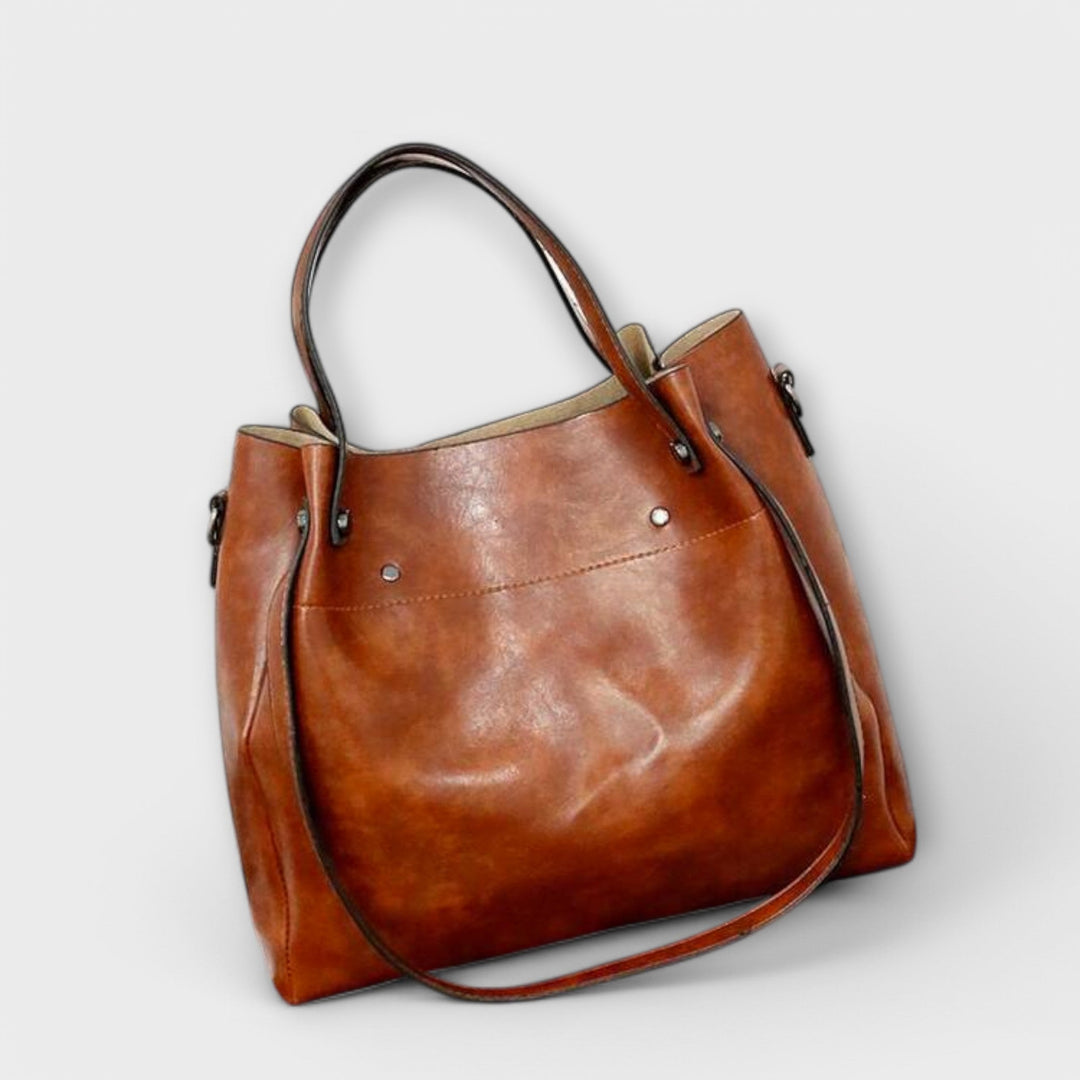 Olivia™ | 4-delt Vintage Taske Sæt