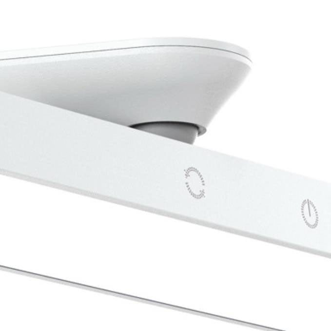 USB Opladelig Foldbar LED Skrivebordslampe i Hvid