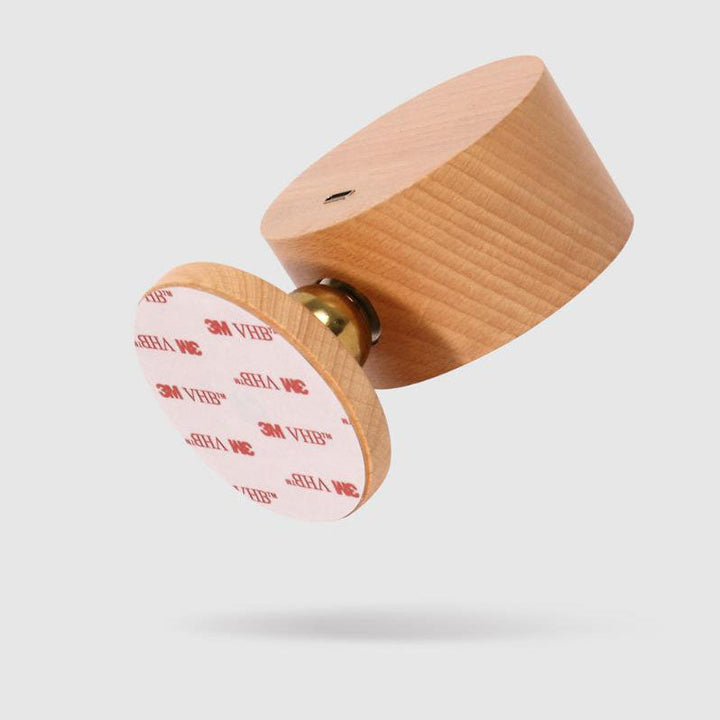Moderne Træ Touch LED Væglampe - USB Genopladelig