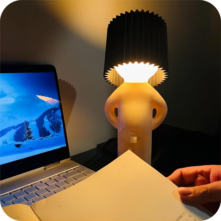 Bærbar Trådlampe med Legende Design og Genopladeligt Batteri