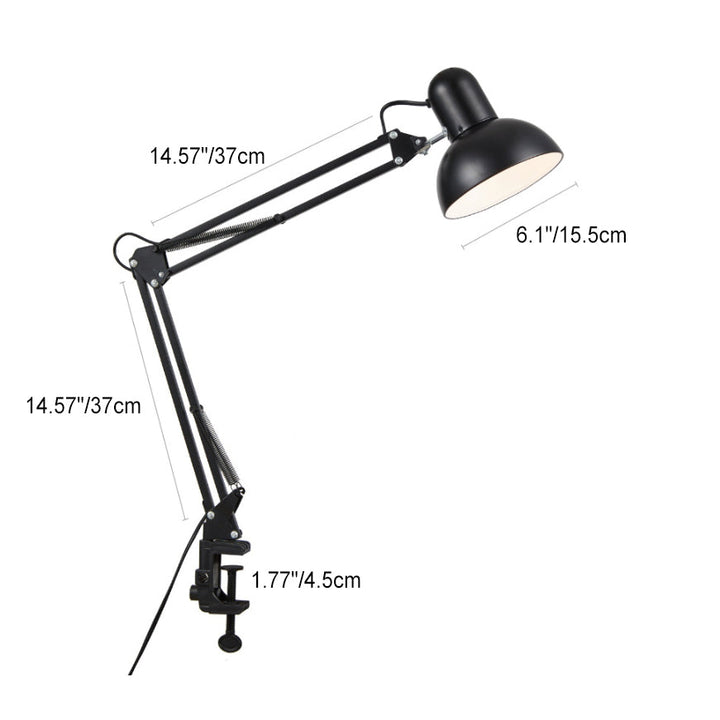 Minimalistisk Sammenklappelig Bordlampe med Klemme
