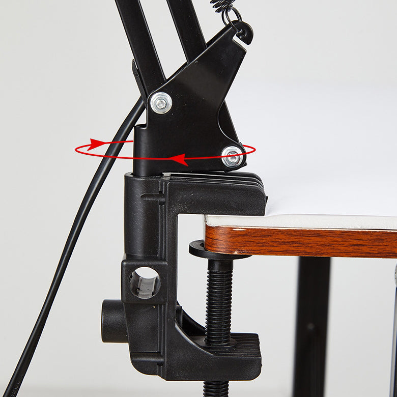 Minimalistisk Sammenklappelig Bordlampe med Klemme