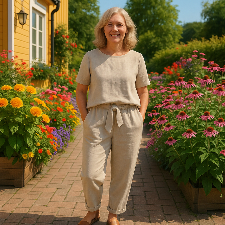 Marilyn™ | Elegant Kvinders Sommer 2-Delt Sæt