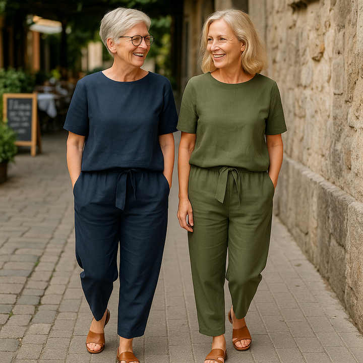 Marilyn™ | Elegant Kvinders Sommer 2-Delt Sæt