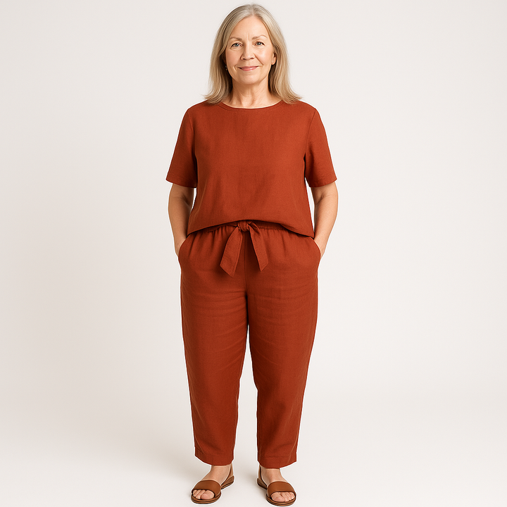 Marilyn™ | Elegant Kvinders Sommer 2-Delt Sæt