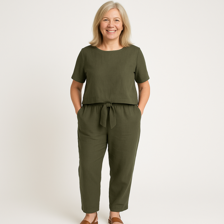 Marilyn™ | Elegant Kvinders Sommer 2-Delt Sæt