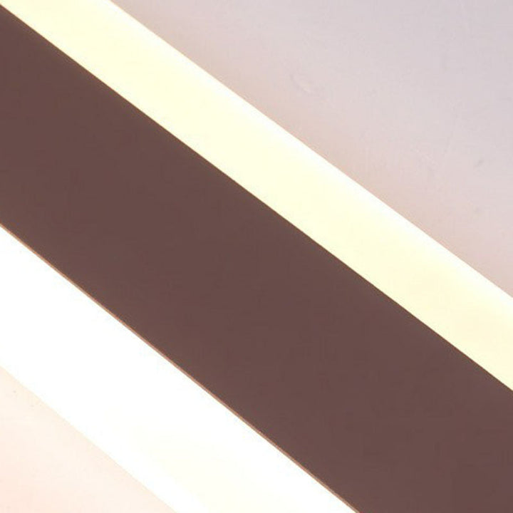 Ultra Tynd LED Loftlampe i Hvid Akryl