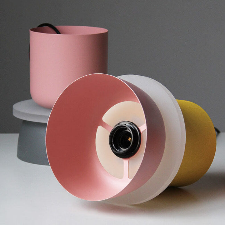 Farverig Macaron LED Pendel lampe i Moderne Skandinavisk Design