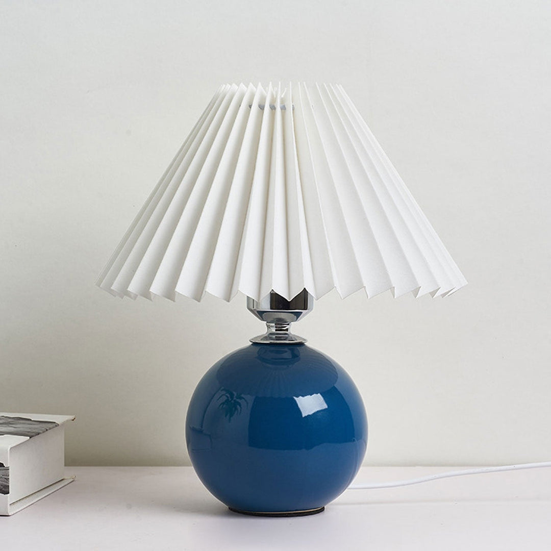 Moderne Keramisk Bordlampe i Flere Farver