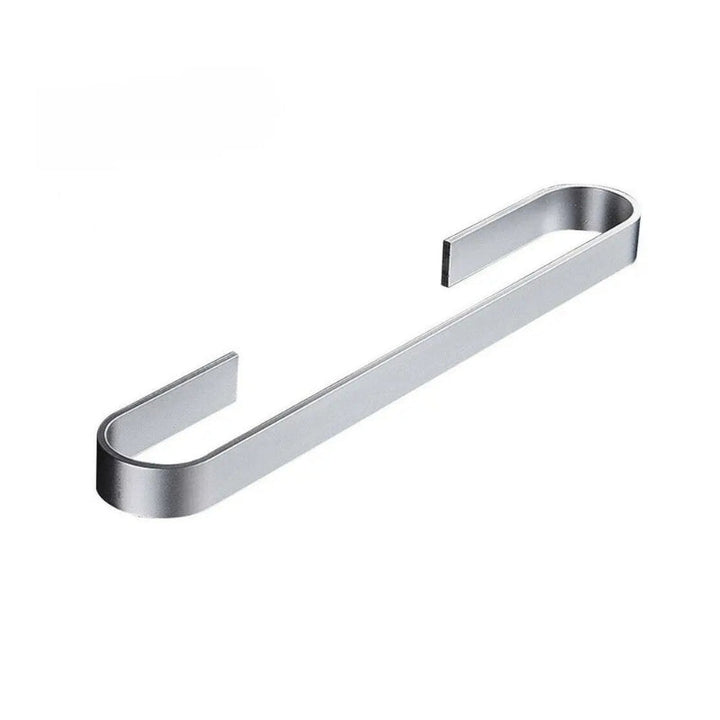 Selvklæbende Håndklædeholder i Aluminium - Sølv eller Mat Sort