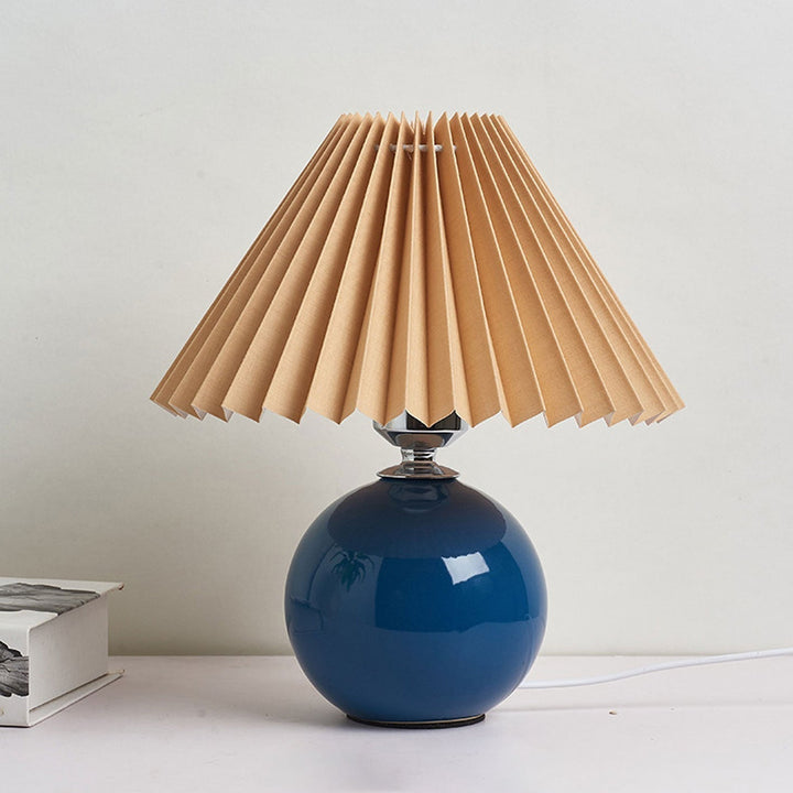Moderne Keramisk Bordlampe i Flere Farver