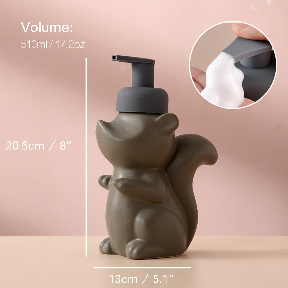 Keramisk Sæbe Dispenser med Egerndesign, 510 ml