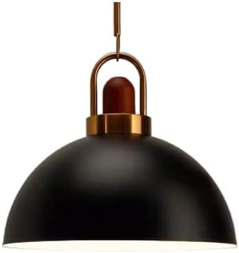 Justerbar Nordisk Pendellampe i Metal og Glas