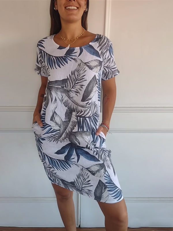 Marilyn™ | Komfortabel Kjole med Rund Hals