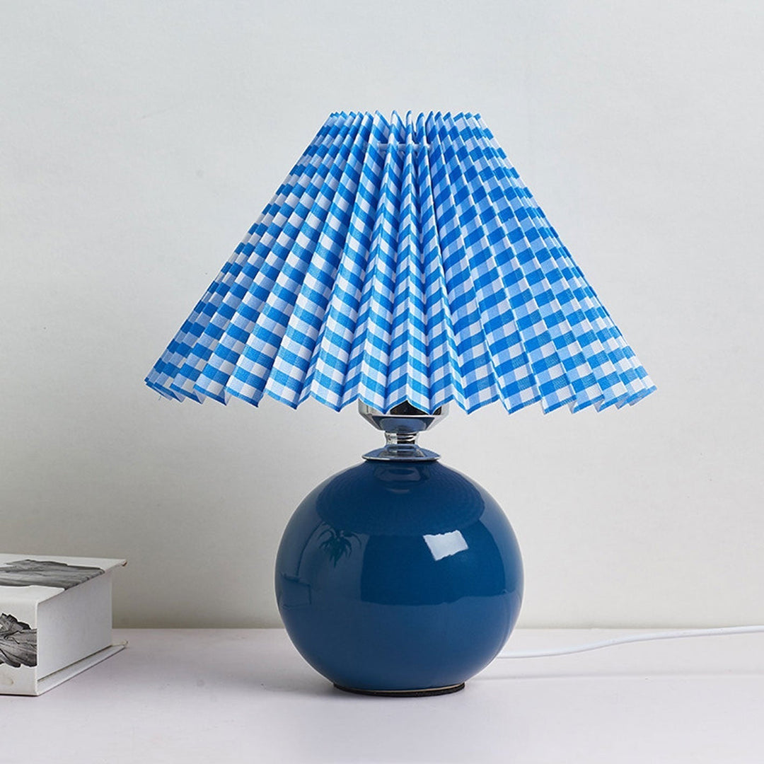 Moderne Keramisk Bordlampe i Flere Farver