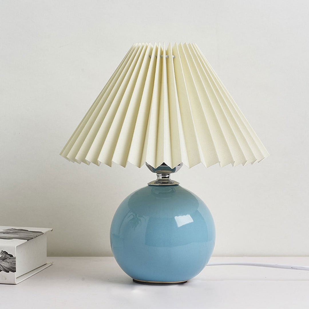 Moderne Keramisk Bordlampe i Flere Farver