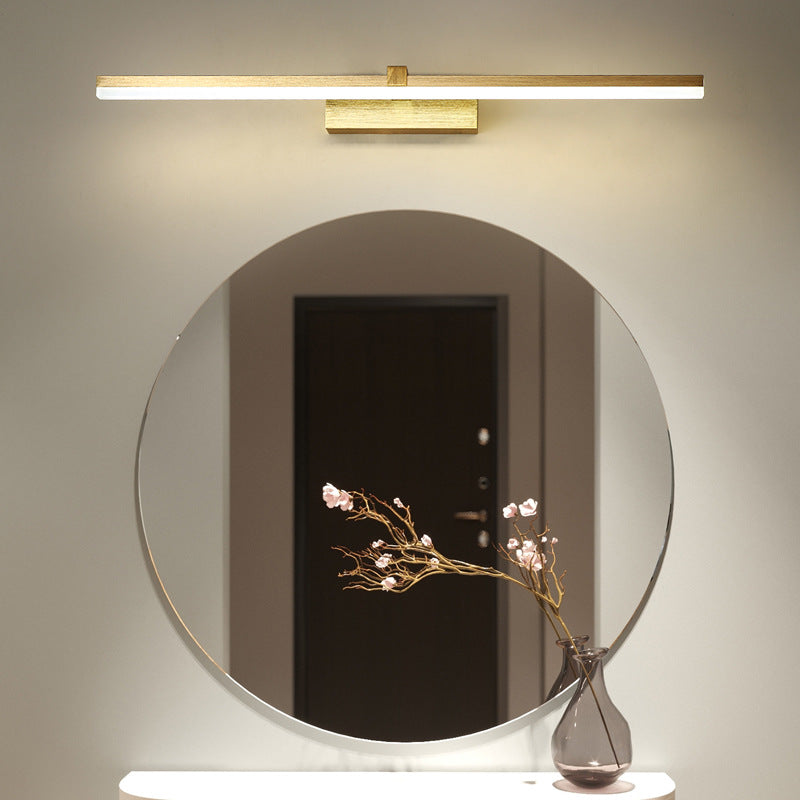 Guld LED Badeværelseslampe med Moderne Design