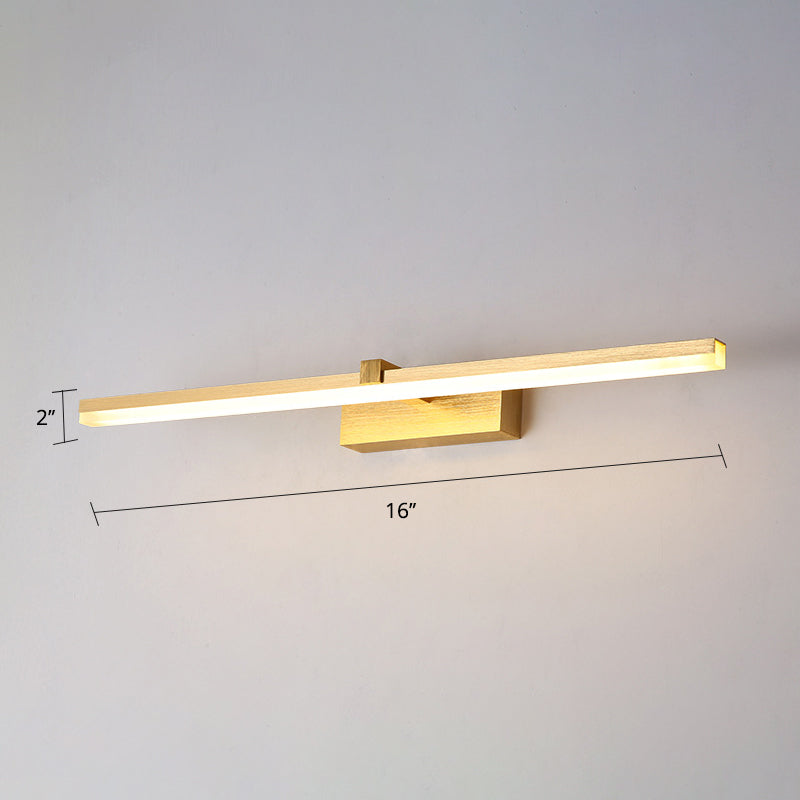 Guld LED Badeværelseslampe med Moderne Design