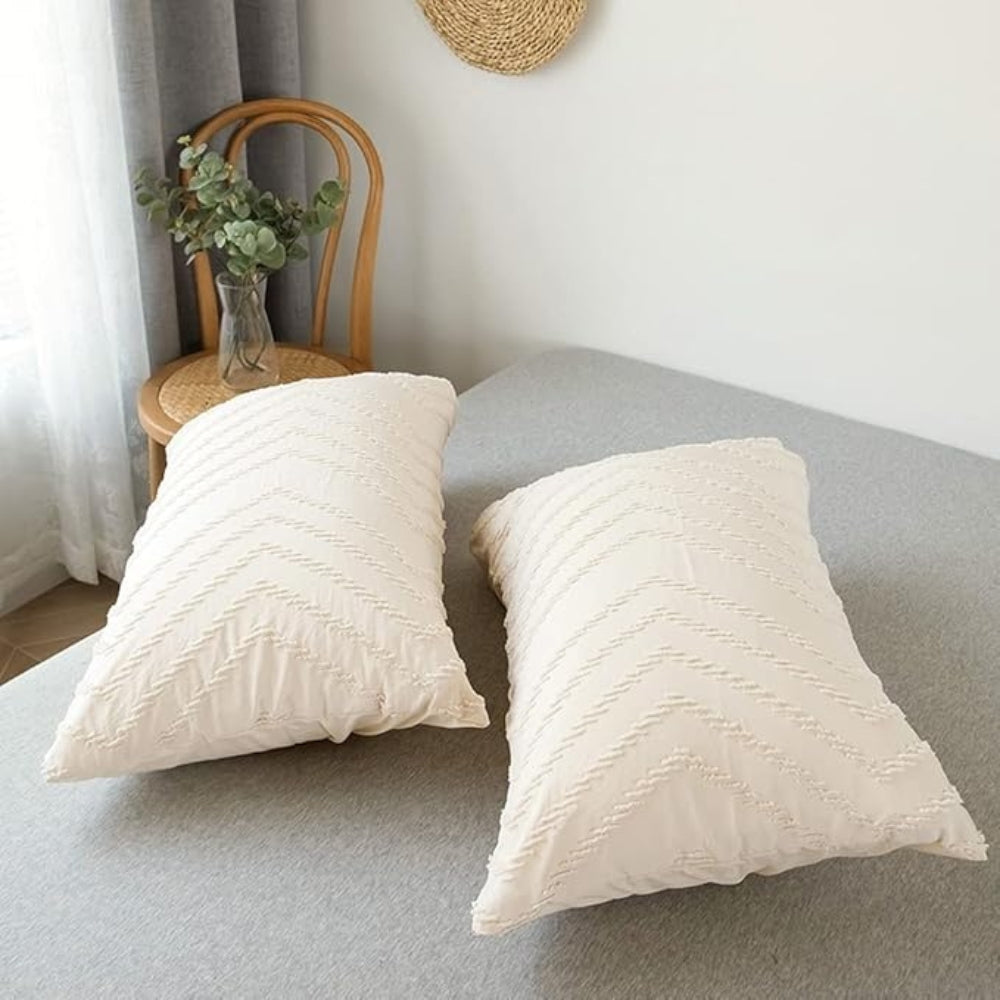 Chevron Mikrofiber Dynecover Sæt med Pudebetræk