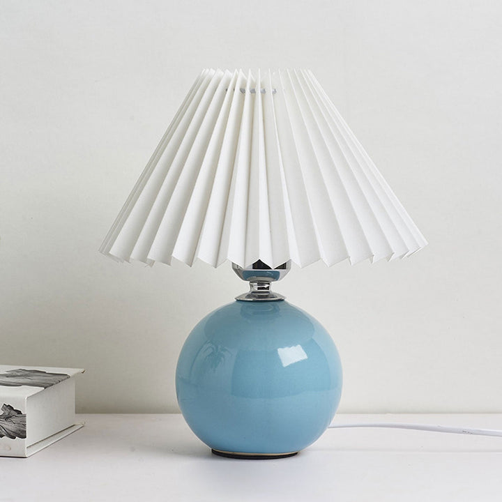 Moderne Keramisk Bordlampe i Flere Farver