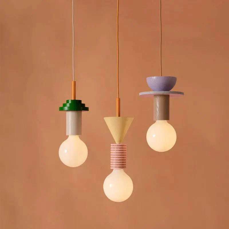 Geometrisk Lysekrone i Metal og Glas - Moderne Design