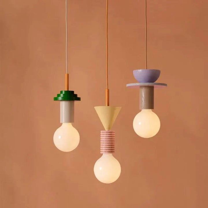 Geometrisk Lysekrone i Metal og Glas - Moderne Design