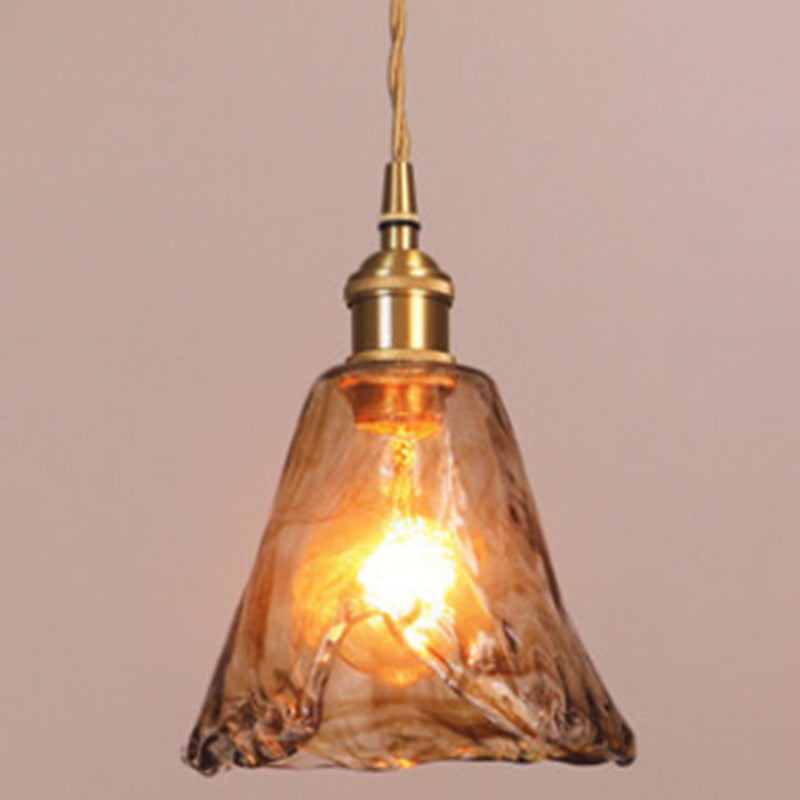 Sort Oval Loftlampe med Krystalprismaer i Industriel Stil