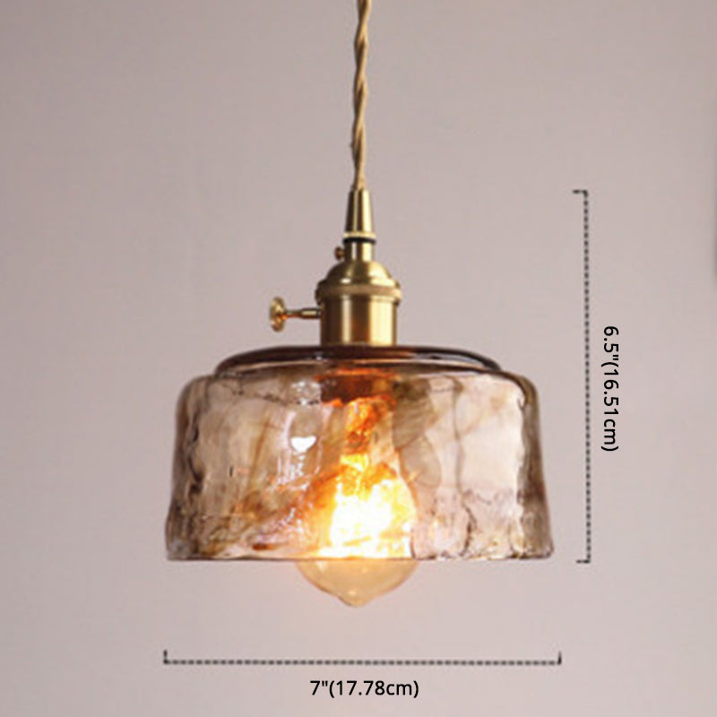 Sort Oval Loftlampe med Krystalprismaer i Industriel Stil