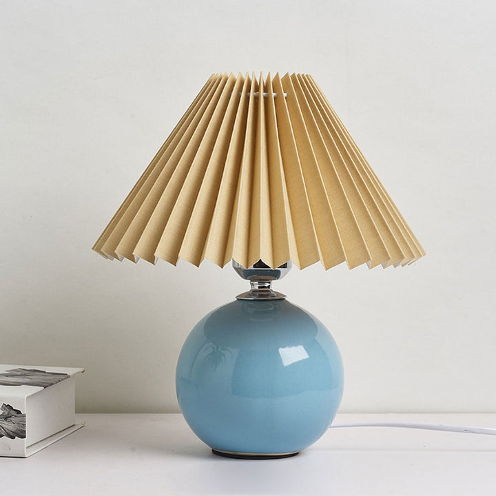 Moderne Keramisk Bordlampe i Flere Farver