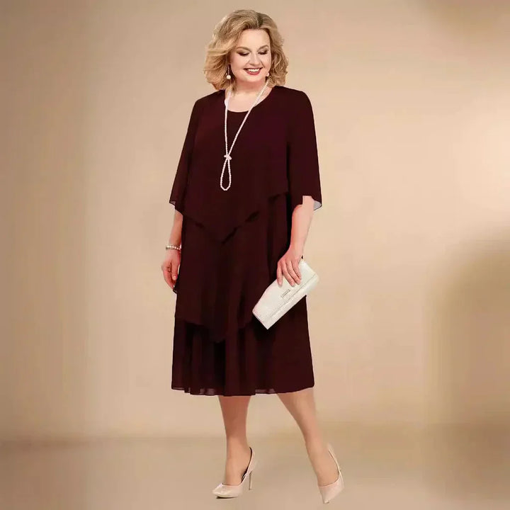 Ellen™ | Elegant Chiffonkjole