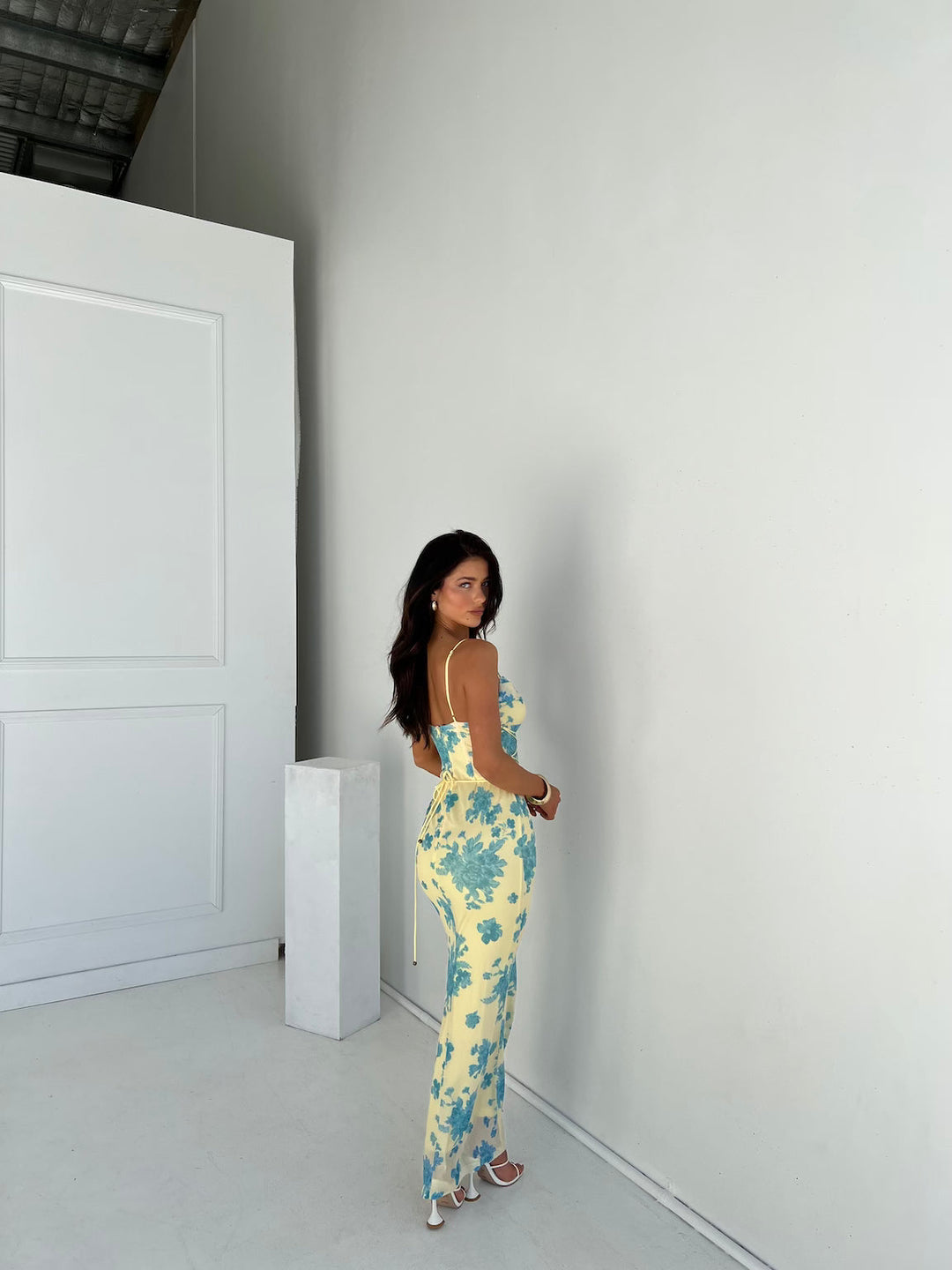 Annabelle | Kvinders Bryllupsgæst Floral Maxi Kjole