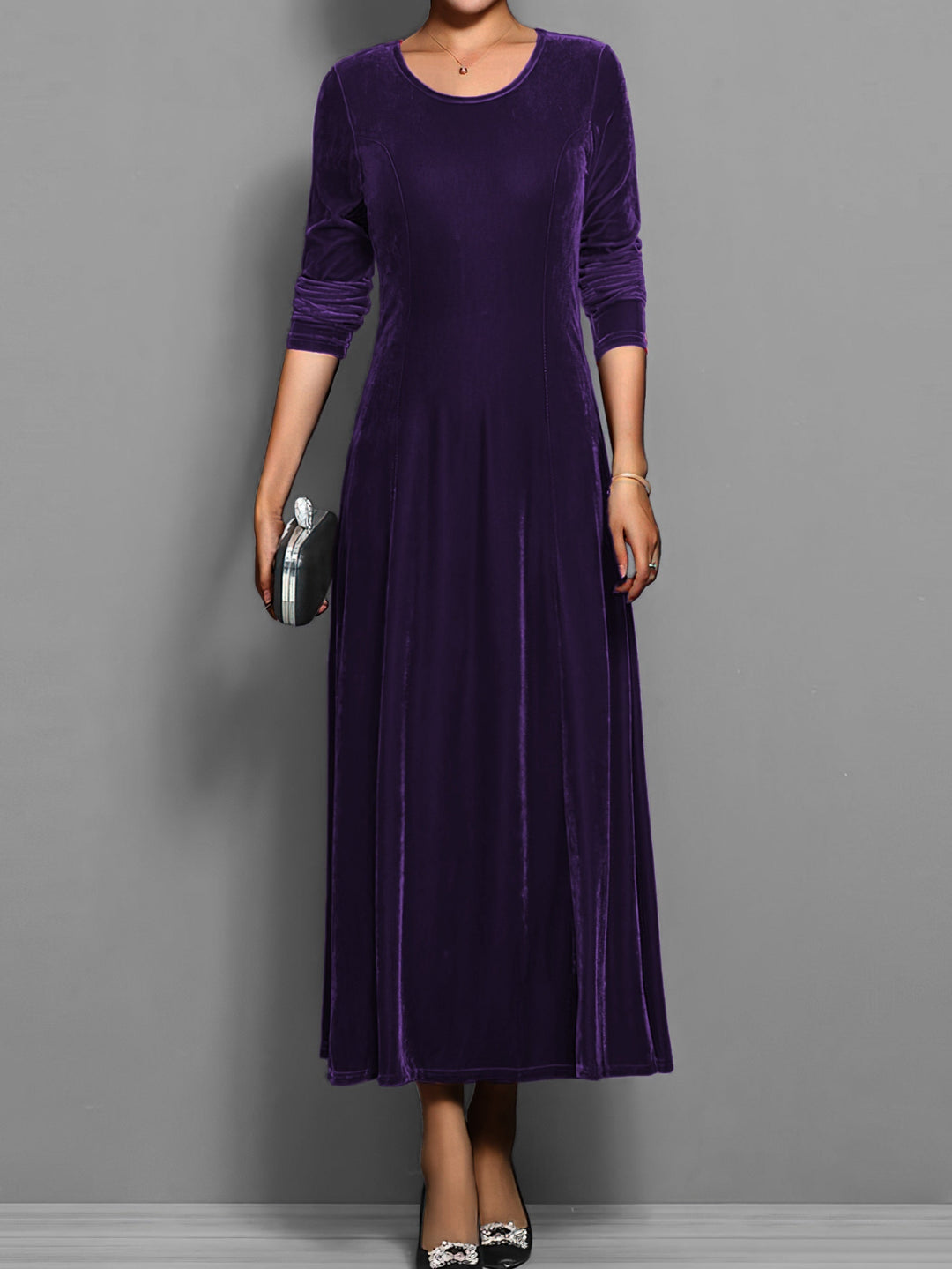 Elizabeth™ | Blødt Velvet Kjole