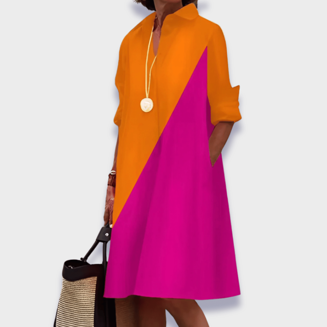 Leah™ | Elegant Midi Polo Kjole