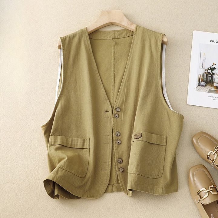 Margo™ | Casual Button-Up Vest