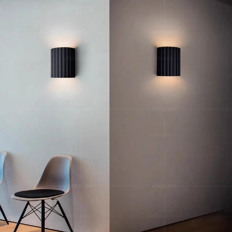 Moderne Harpiks Væglampe med Varm LED Belysning