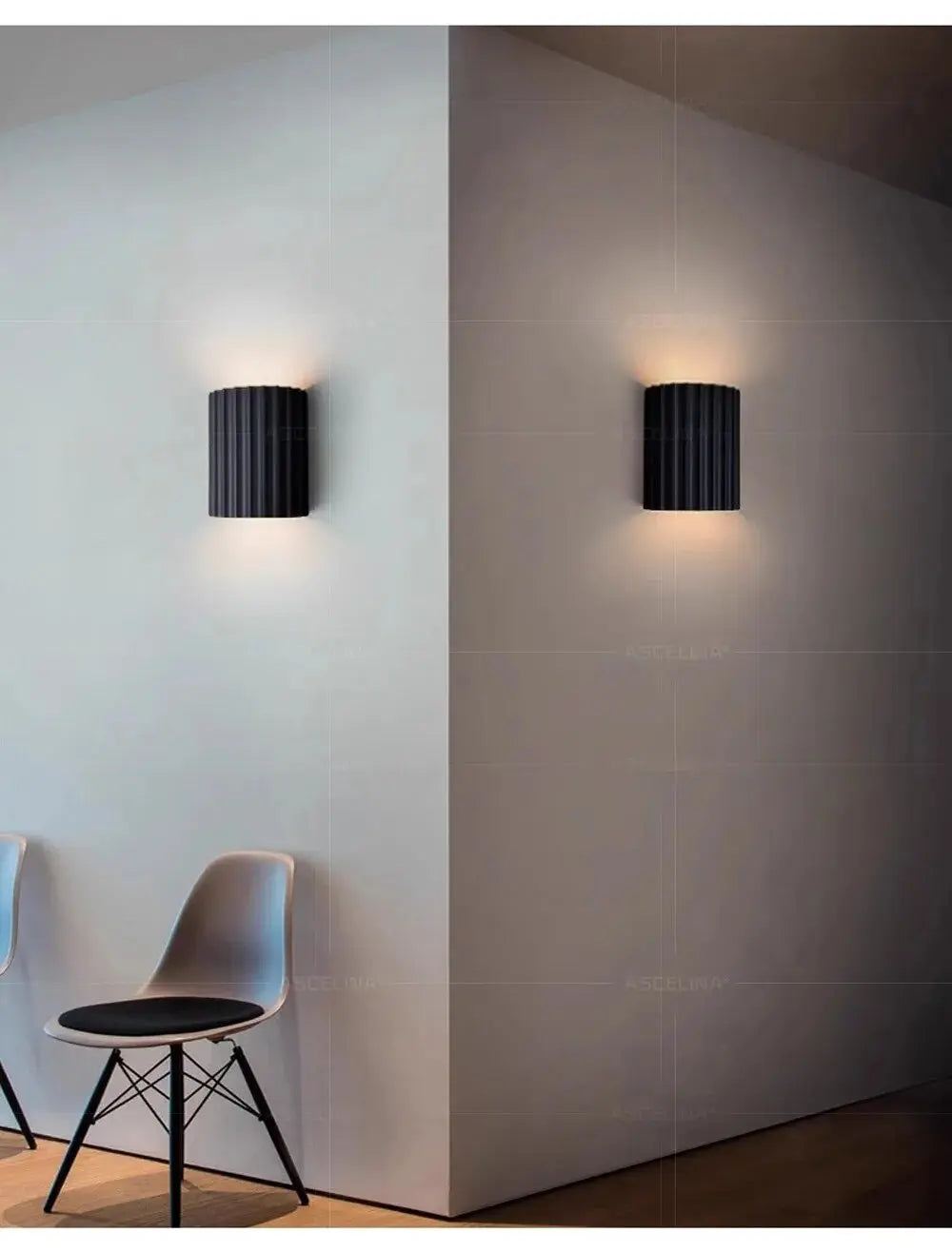 Moderne Resin Væglampe med Energivenlig LED-belysning