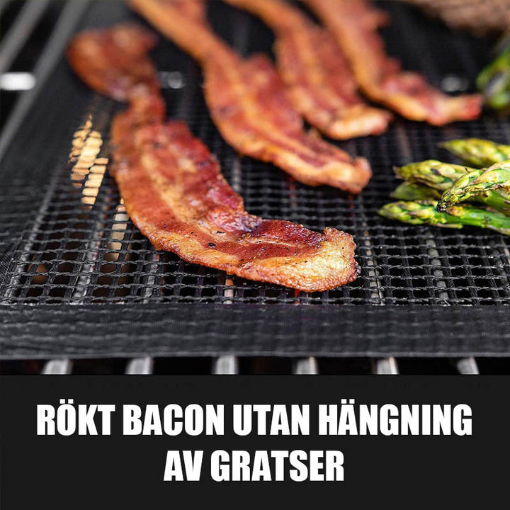 Genanvendelig Non-Stick Grillmåtte til BBQ - Varmebestandig og Let at Rengøre