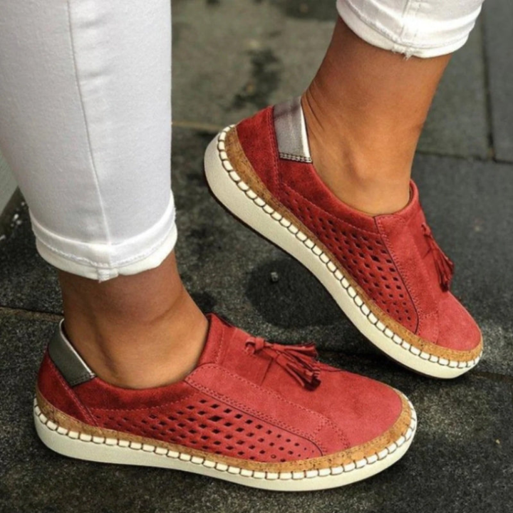 Karin | Dame Perforerede Slip-On Casual Sneakers