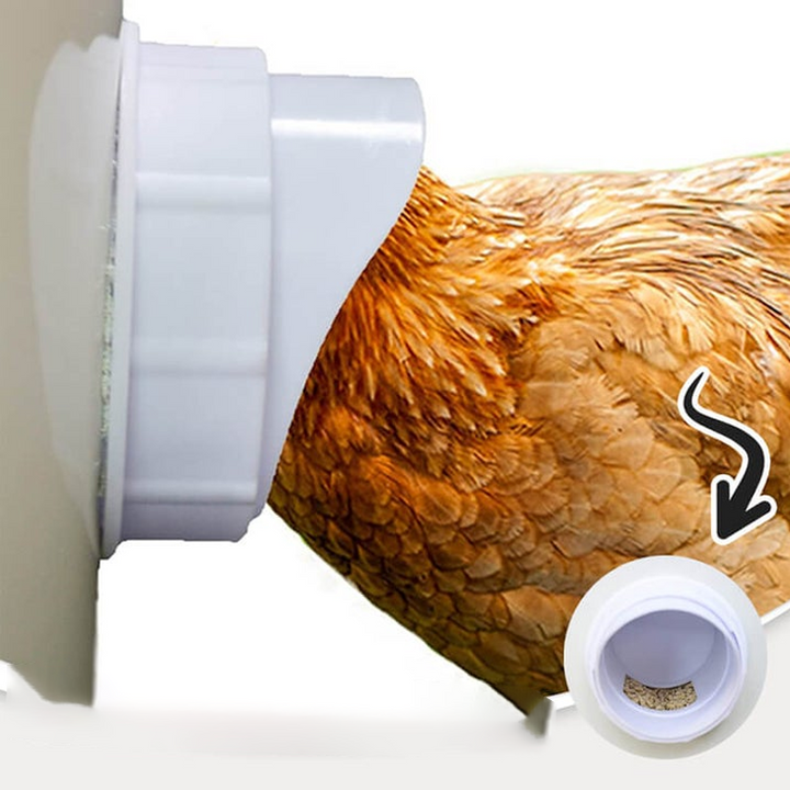 Justerbar Gravitationsfodrer til Kyllinger - Tørt Foder