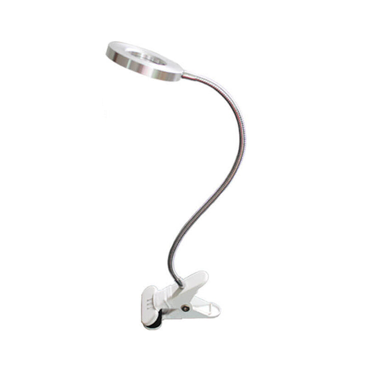 Industriel Clip-On LED Skrivebordslampe i Metal