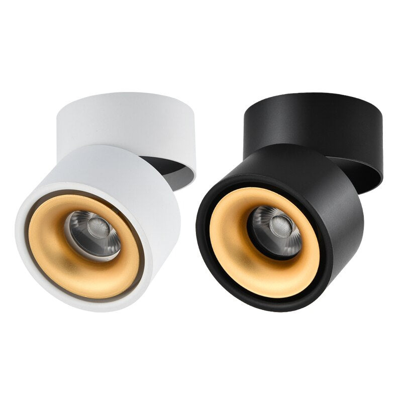 Justerbar LED Loftspot i Aluminium med Varm Hvidt Lys - 7W, 12W, 15W