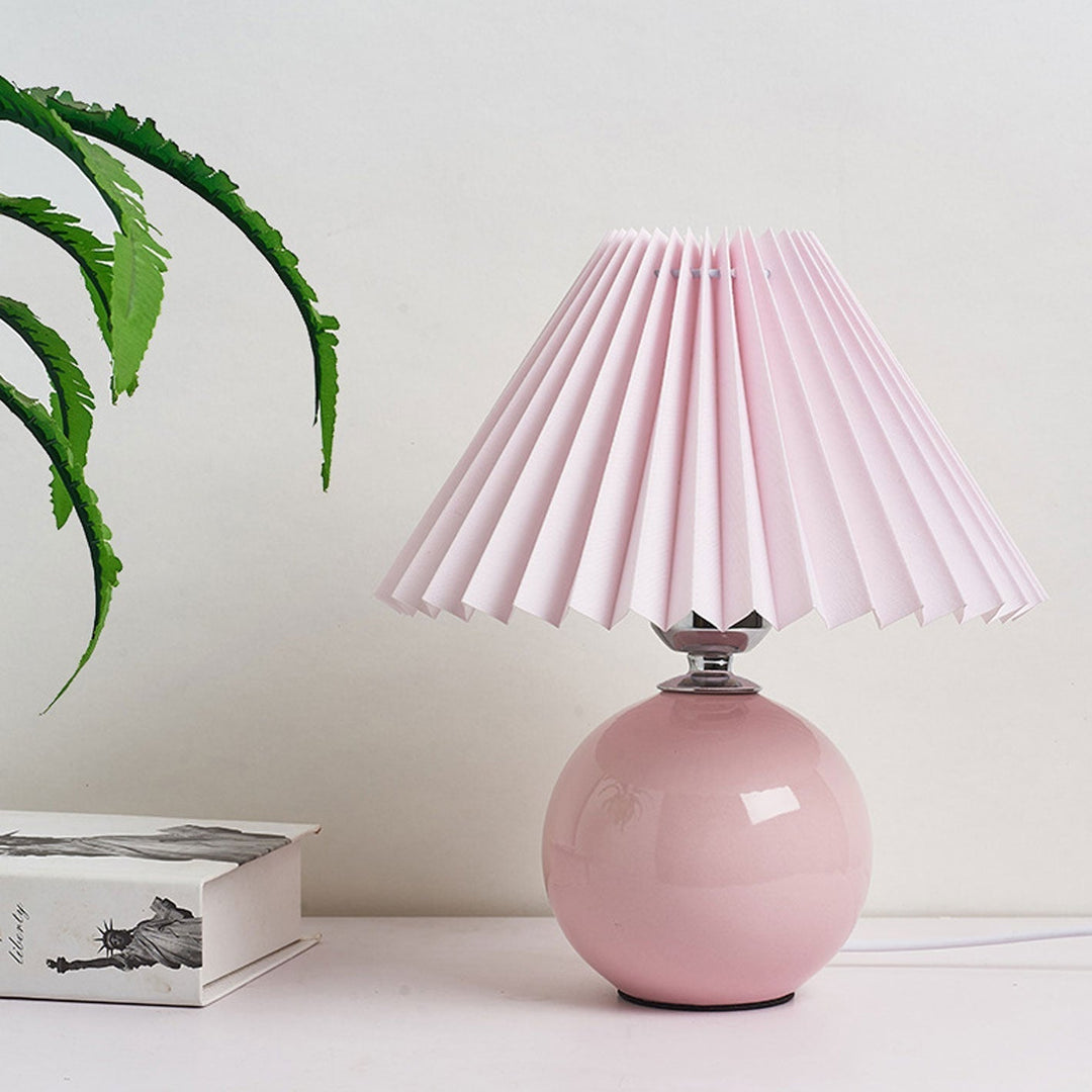 Moderne Keramisk Bordlampe i Flere Farver