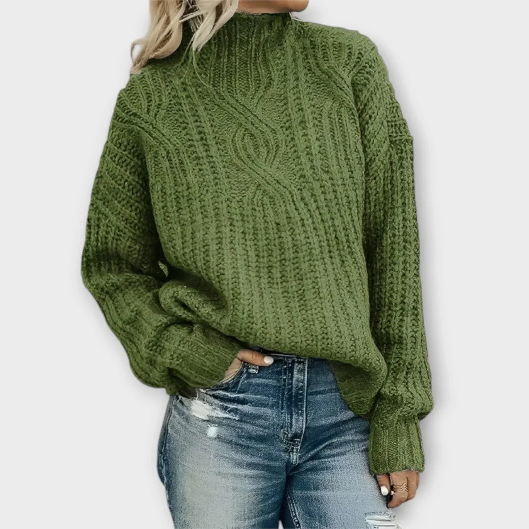 Liv™ | Moderne Højhalset Sweater