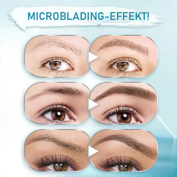 3D Vandtæt Microblading Øjenbrynsblyant med 4-Spids Design