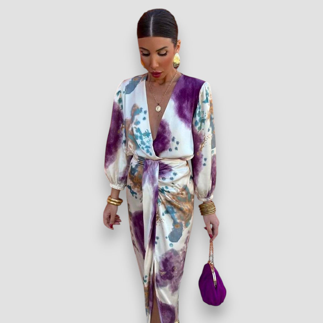 Patricia™ | Elegant Bluse & Skørt Sæt