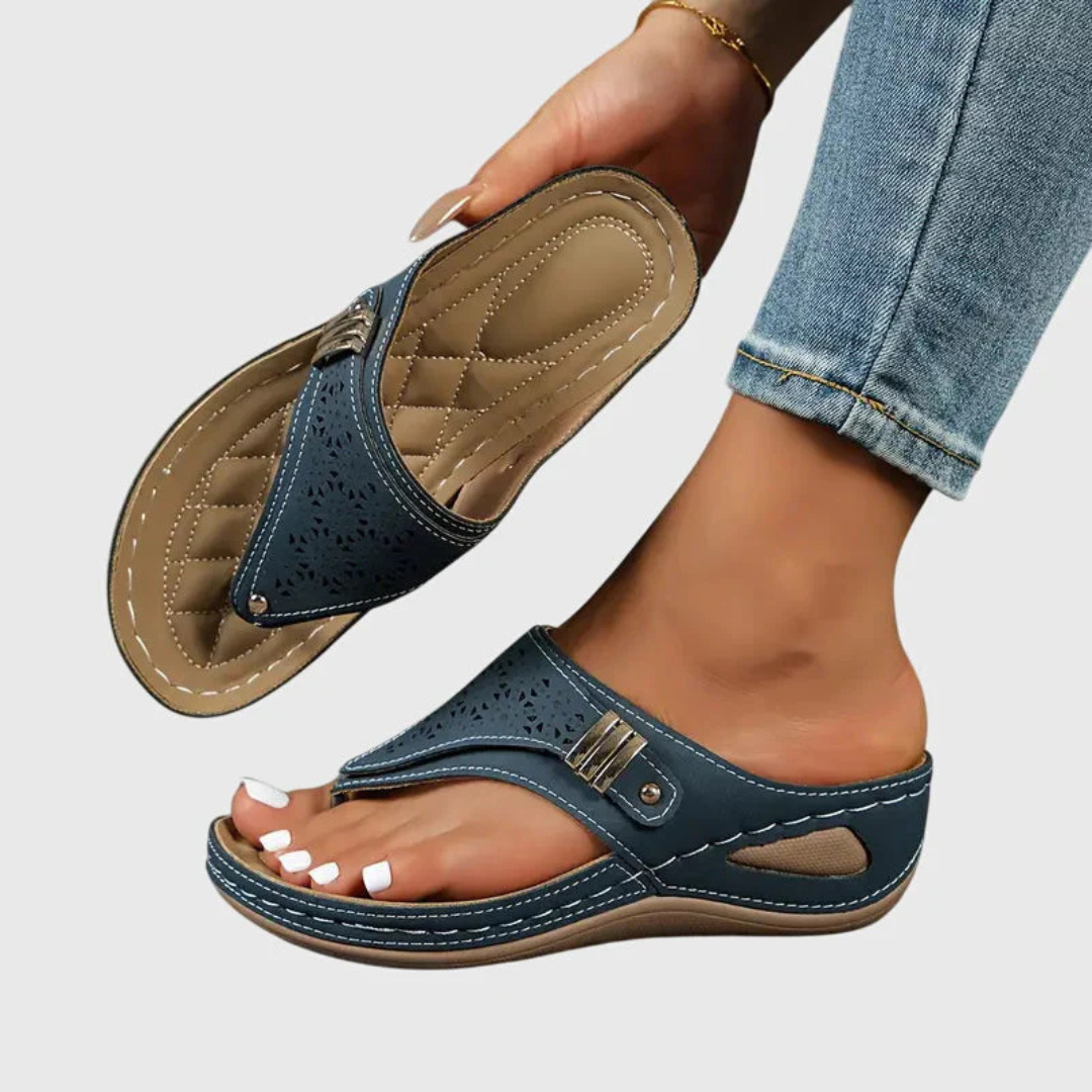 Stefanie | Damernes Slip-On Flade Sandaler