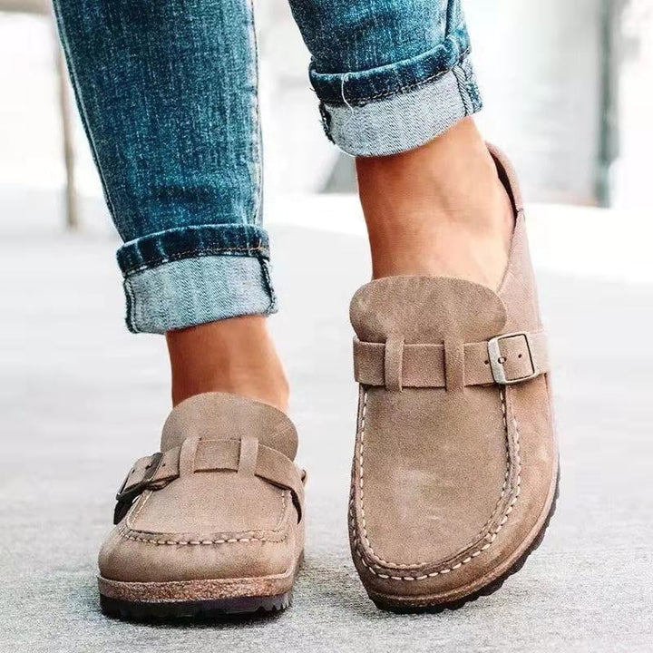 Kirsten | Damernes Slip-On Loafer med Spænde