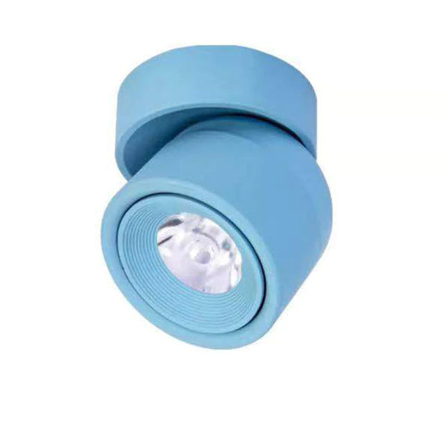Dæmpbar Minimalistisk LED Spotlys med 340-Grad Rotation i Aluminium