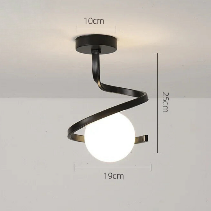 Moderne Glas Pendellampe til Hyggelig Belysning
